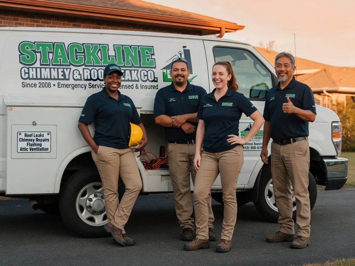 Chimney flashing repair company in Weddington, NC